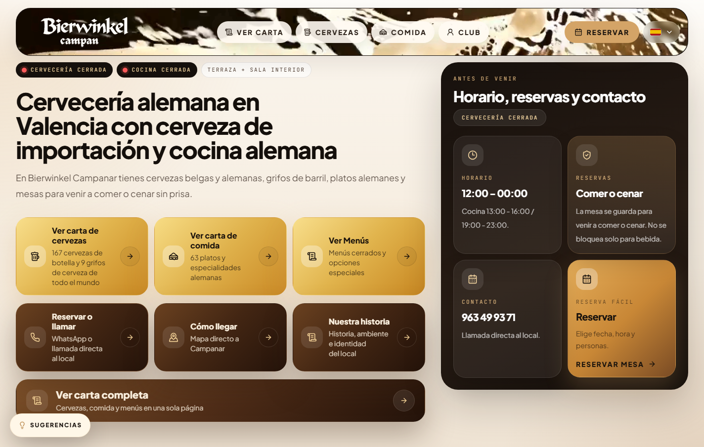 Bierwinkel Campanar - Hostelería